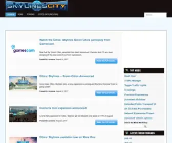SKylinescity.com(The Unofficial Skylines) Screenshot