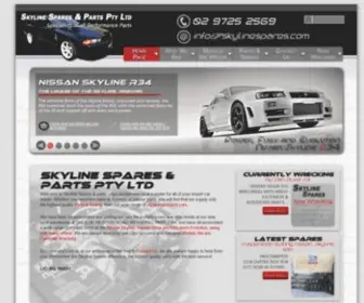 SKylinespares.com(Skyline Spares & Parts PTY LTD) Screenshot