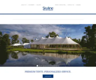 SKylinetentcompany.com(Skyline Tent Company) Screenshot