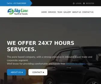 SKylinetoursandtravels.com(Car Services) Screenshot