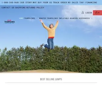 SKylinetrampolines.com(Skyline Trampolines has the best trampoline brands online and) Screenshot