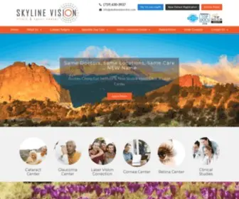 SKylinevisionclinic.com(Skyline Vision Clinic in Colorado Springs) Screenshot