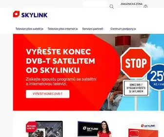 SKylink.cz(Satelitní digitální televize v HD kvalitě) Screenshot