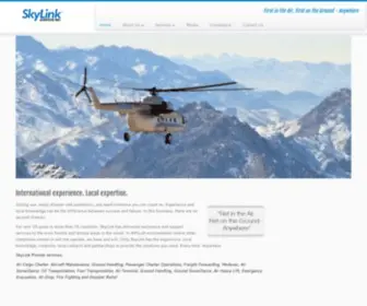 SKylinkaviation.com(Air Cargo Charter) Screenshot