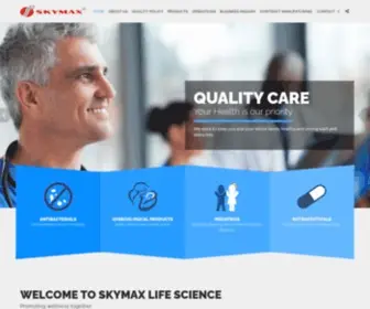 SKymaxlifescience.com(Promoting wellness together) Screenshot