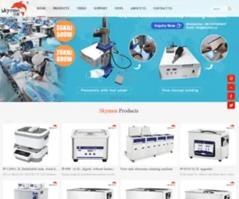 SKymen.cc(Ultrasonic Cleaning Equipment Manufacturer) Screenshot