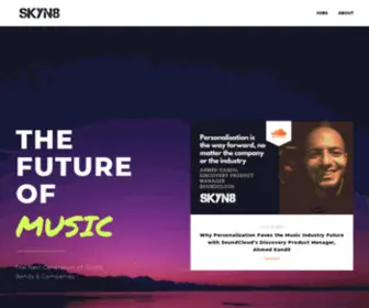 SKYN8.com(The Future of Music) Screenshot