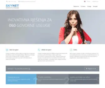 SKynet-Telekomunikacije.hr(SKYNET) Screenshot