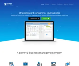 SKynetas.com(Skynet Software Solutions Skynet Applied Systems) Screenshot