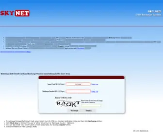 SKynet.com.mm(SKY NET DTH Recharge System) Screenshot