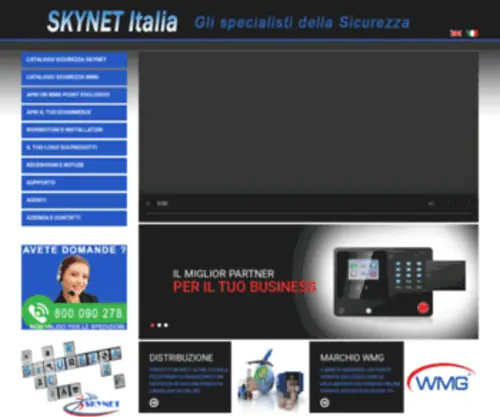 SKynetitalia.net(SKYNET Italia) Screenshot