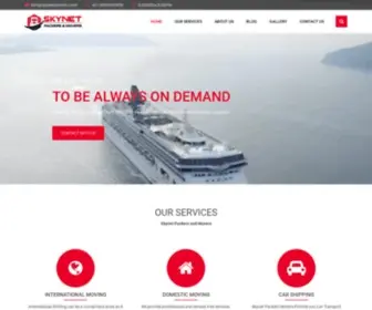 SKynetpackers.com(Packers and Movers in Gurgaon) Screenshot