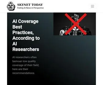 SKynettoday.com(Skynet Today) Screenshot