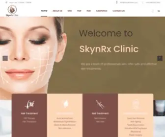 SKYNRXclinic.com(Dermatologist In Faridabad) Screenshot