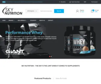 SKynutrition.co.nz(Sky Nutrition) Screenshot