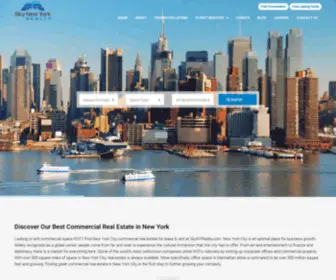 SKYNyrealty.com(New York City Commercial Real Estate for Lease & Rent) Screenshot