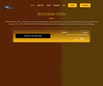 Skyoceancoin.live(Skyoceancoin live) Screenshot