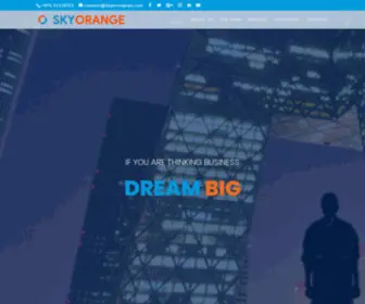 Skyorangeqa.com(Advertising Agency in Qatar) Screenshot