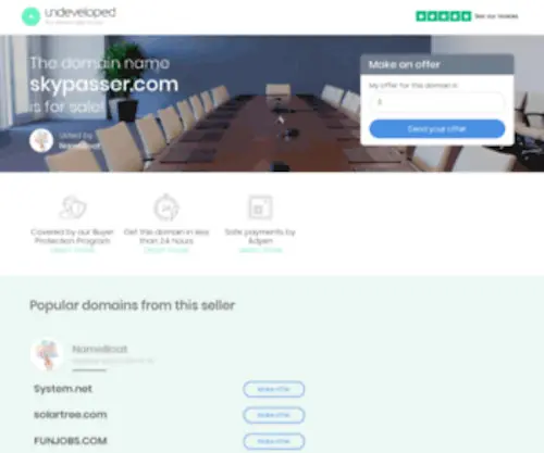 SKypasser.com(Accommodation) Screenshot
