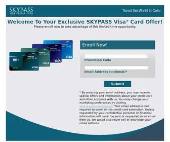 SKypassvisarewards.com(Credit Card Offer) Screenshot