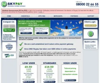 SKypay.co.uk(Secure Online Payment Gateway) Screenshot