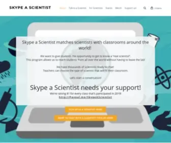 SKypeascientist.com(SKYPE A SCIENTIST) Screenshot
