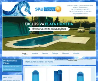 SKypool.com.ar(Piletas de fibra) Screenshot