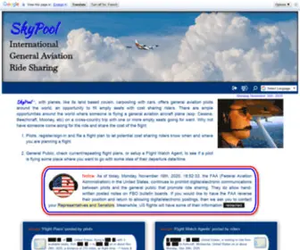 SKypool.com(General Aviation Flight sharing) Screenshot