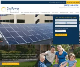 SKypowersolar.com(Sky Power Solar) Screenshot