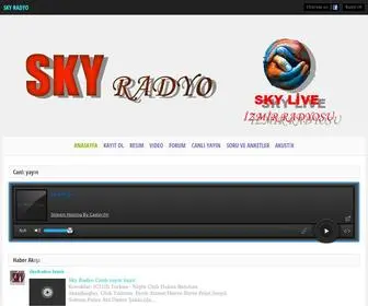 SKyradyo.net(Ana Sayfa) Screenshot