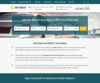 SKyrent.ee(Autorent Tallinn) Screenshot