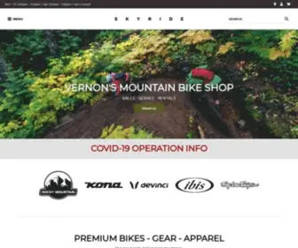 SKyride.ca(Vernon, BC) Screenshot