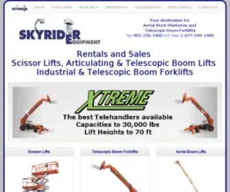 SKyriderequipment.com(Skyrider Equipment) Screenshot