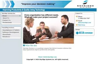 SKyridge.com(Skyridge Systems Inc) Screenshot