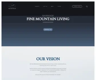 SKyridgeparkcity.com(Fine Mountain Living) Screenshot