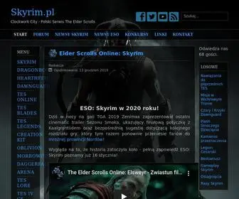 SKyrim.pl(Polski Serwis The Elder Scrolls) Screenshot