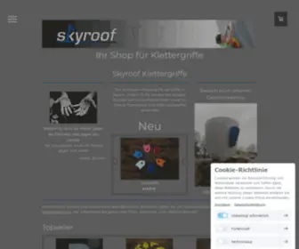 SKyroof.de(Ihr Shop für Klettergriffe) Screenshot