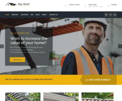 SKyroofcleaning.co.uk(Sky Roof Cleaning) Screenshot