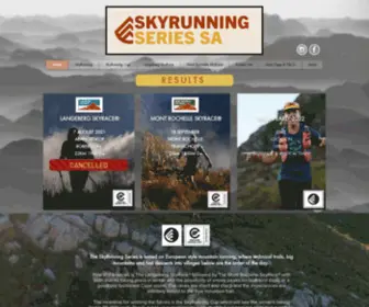 SKyrunningseries.com(SkyRunning Series) Screenshot