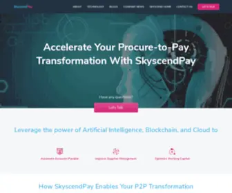 SKYscendpay.com(Transform Your Procure) Screenshot