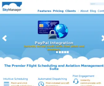 SKYScheduler.com(Online Aircraft Scheduling and Aviation Organization Management System) Screenshot