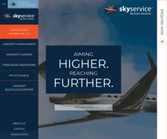 SKyserviceairlines.com(Skyservice Business Aviation) Screenshot