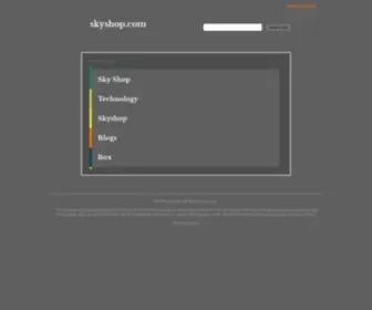 SKYshop.com(Skyshop) Screenshot