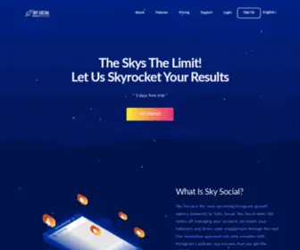 SKysocial.co(Sky Social) Screenshot