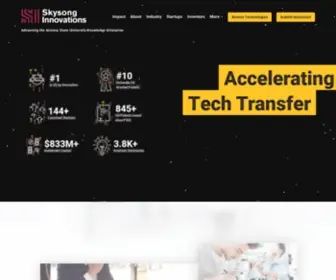 SKysonginnovations.com(We are Skysong Innovations) Screenshot