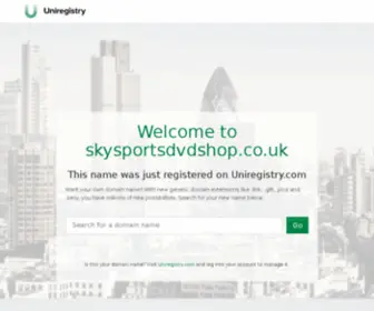 SKYsportsDVDshop.co.uk(Sky Sports DVD shop) Screenshot