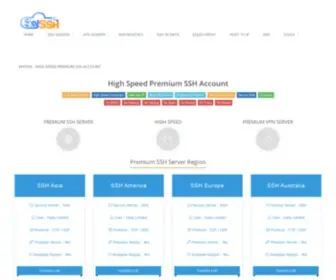 SKYSSH.com(High Speed Premium SSH Account) Screenshot