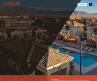 SKYstoneapts.com(Apartments in Albuquerque) Screenshot