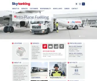 SKytanking.com(We offer a full range of aviation fuelling services) Screenshot