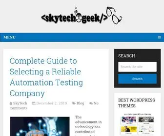 SKytechgeek.com(Home) Screenshot